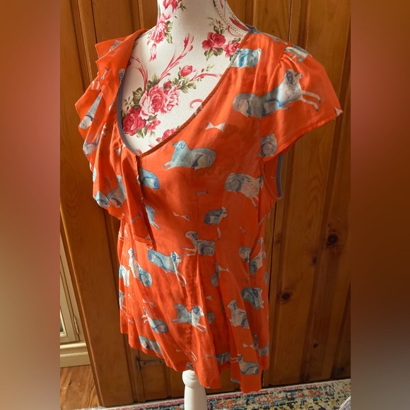 Meadow Rue by Anthropologie Blouse - SZ 12 - Picture 7 of 12